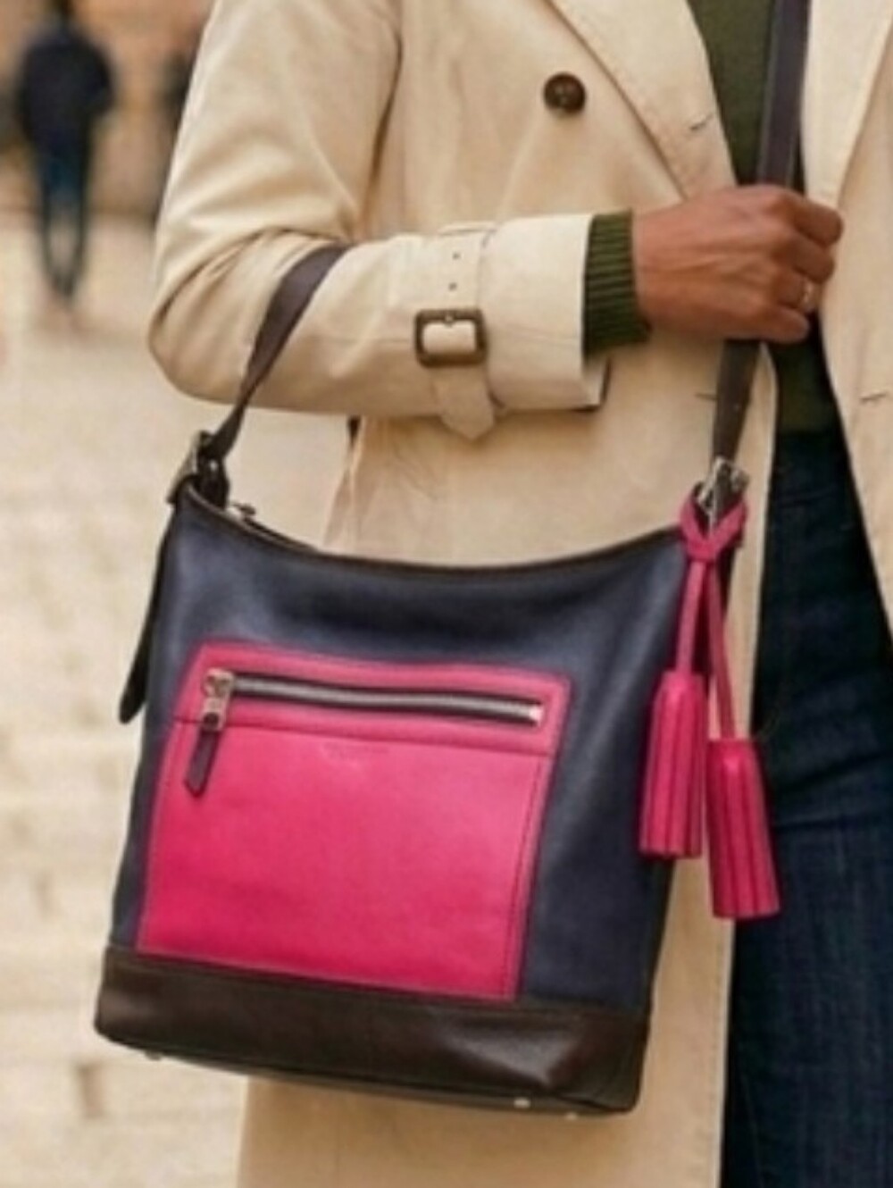 COACH Legacy Duffle Colorblock Shoulder Bag 19995